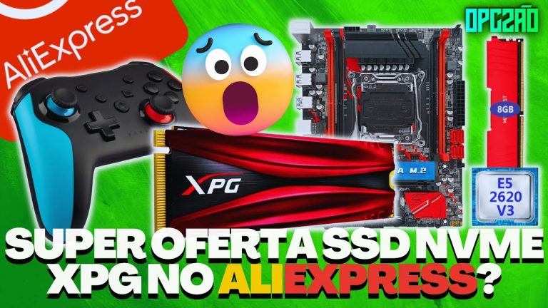 SUPER OFERTA NO ALIEXPRESS! SSD NVME XPG 512GB POR 290R$ + KIT X99 POR 512R$