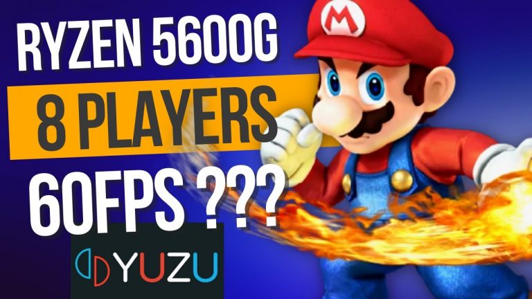 Super Smash Bros. Ultimate no RYZEN 5600G + VEGA 7 | AGUENTA 8 PLAYERS a 60FPS???