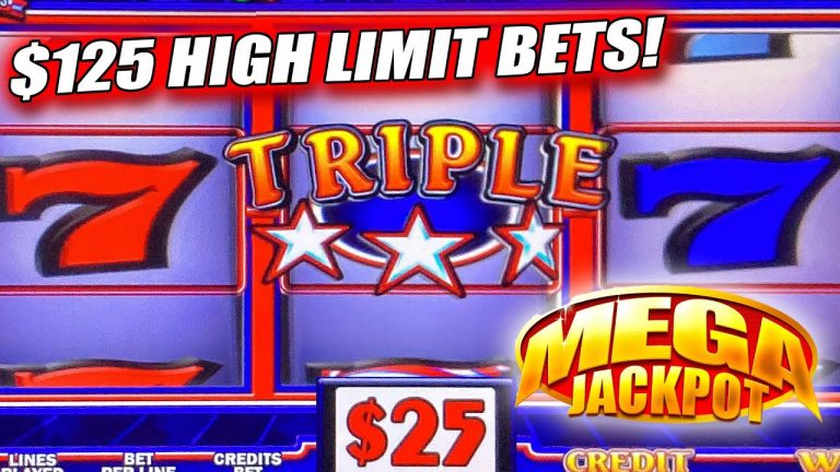 TRIPLE STARS HIGH LIMIT FREE GAMES MEGA JACKPOT WIN BIG MONEY BETS!