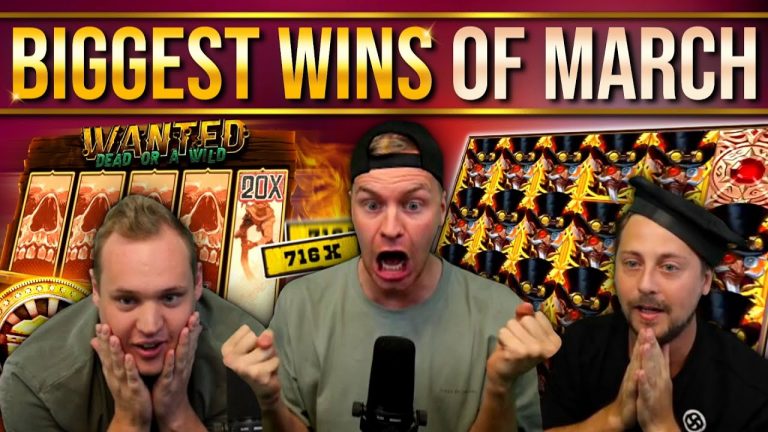 Top 10 BIGGEST Slot & Casino Wins of March!