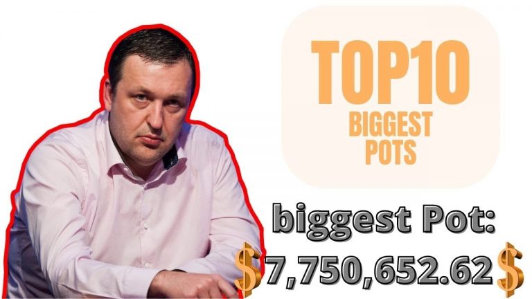 Top 10 Biggest Pots in Online Poker: 5000$/10000$ Pot Limit Omaha High Stakes Poker! 7,750,652$ Pot!