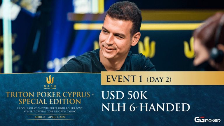 Triton Poker Cyprus Special Edition 2022 – Event #1 $50k NLH 6-Handed – Day 2