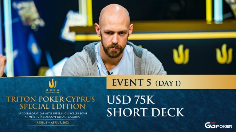 Triton Poker Cyprus Special Edition 2022 – Event #5 Short Deck – Day 1