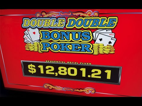 Video Poker: Double Double Bonus Poker Sequential Royal Session