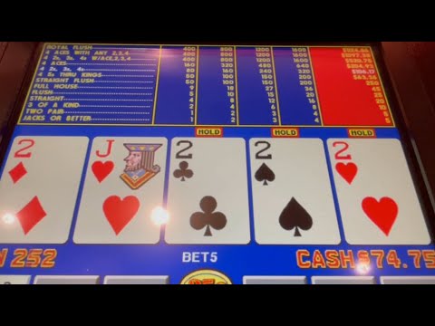 Video Poker: Triple Double Bonus Poker Progressive Play Session