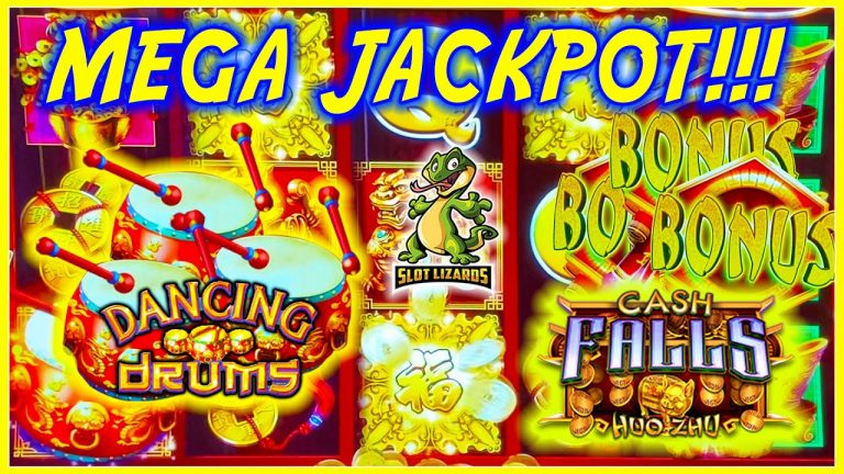 WE WON SUPER MEGA JACKPOT!!! Dancing Drums VS Cash Falls Huo Zhu Slot PIGGIES! LIVESTREAM HIGHLIGHT!