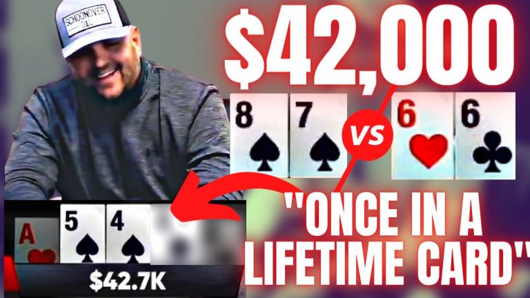 WINNING $42,000 in an INSANE High Stakes TCH LIVE Poker Hand!