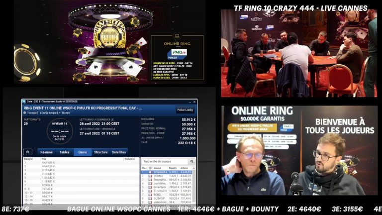 WSOP-C Cannes Finale bague online