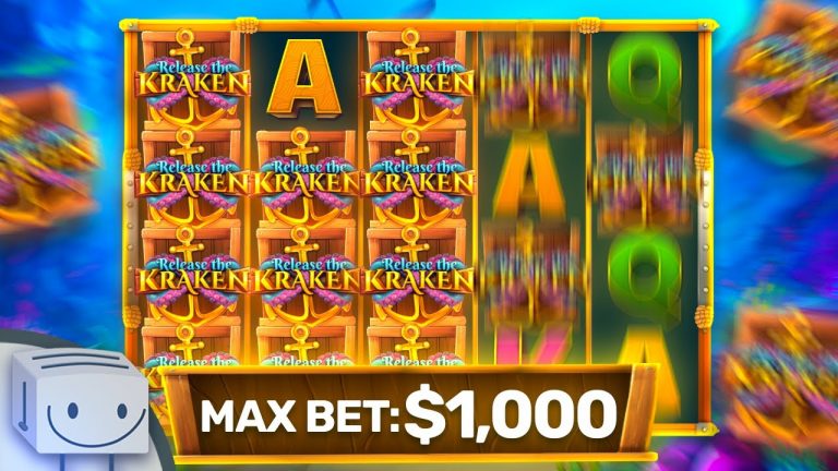 We Did $1,000 SPINS On RELEASE THE KRAKEN SLOT!! (MAX BET)