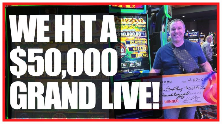 We Hit a $50,000 GRAND on Tarzan! MUST WATCH!