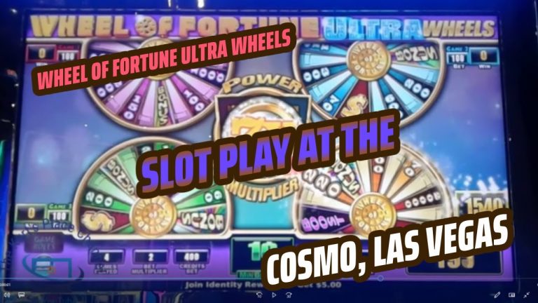 Wheel Of Fortune Ultra Wheels Slot Play At The Cosmo, Las Vegas