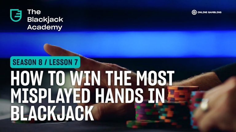 Win the most misplayed hands in Blackjack (S8L7 – The Blackjack Academy)