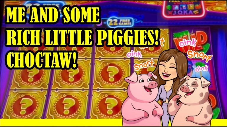 Winning Session on RICH LITTLE PIGGIES Slot Machine! Choctaw Durant