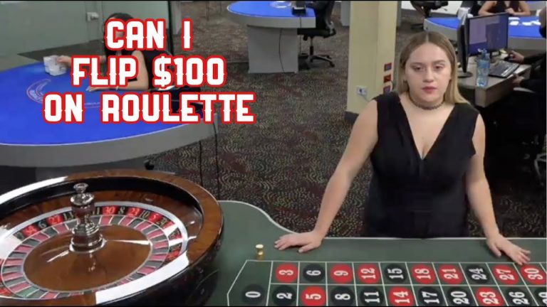 $100 Live Roulette Challenge.. Can I Flip $100 .. ? ! # 1 Ranked Roulette Pro Casino Gambler