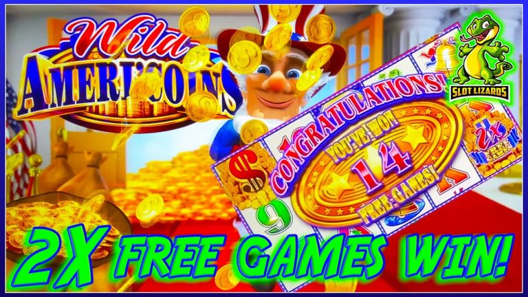 2X FREE GAMES WINNING ACTION! Wonder 4 Boost Wild Americoins Slot BACK TO BACK!