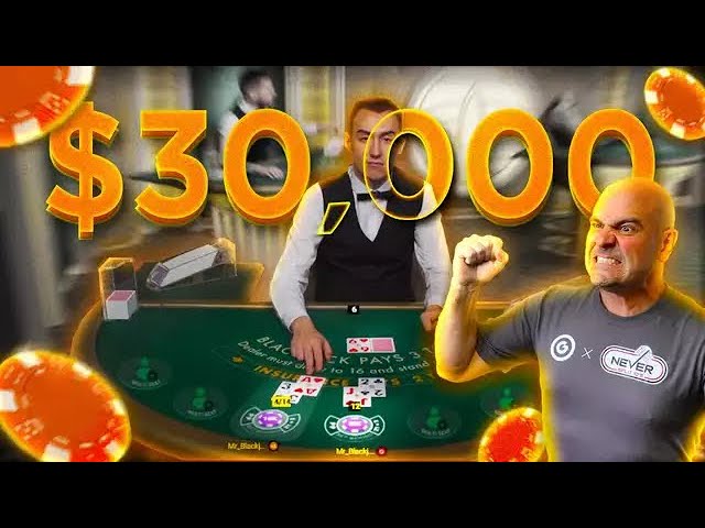 $30,000 Blackjack, my biggest bets on youtube @Live Casino Guy