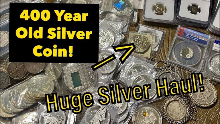 400 Year Old Silver Coin! Huge Collection Haul!