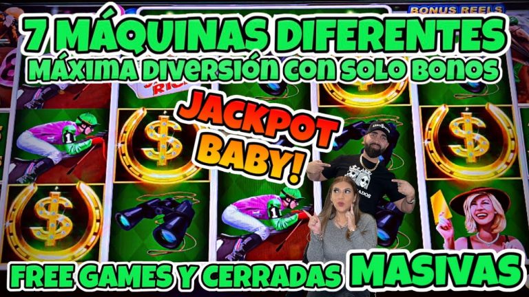 7 MAQUINAS DIFERENTES Y ESTAS FUERON MIS MEJORES JUGADAS EN EL CASINO ! JACKPOT BEST BET !