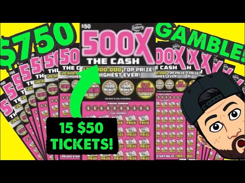 $750 GAMBLE! 15 X $59 Florida Scratch Off Tickets (part 2)