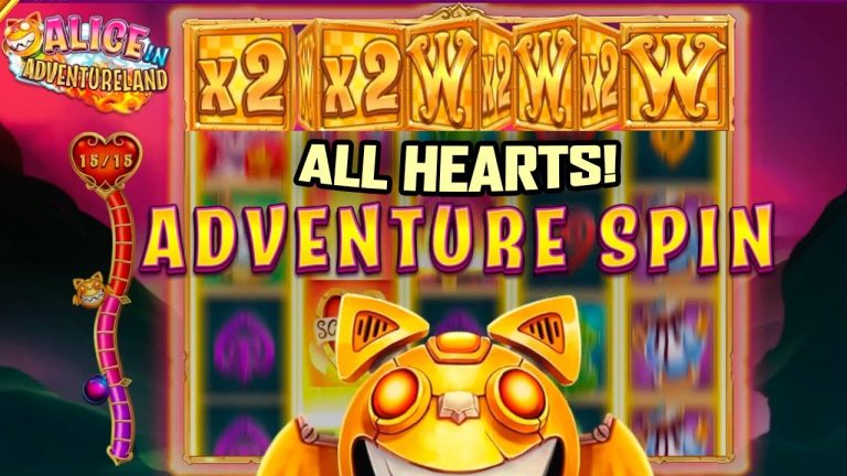 ALL HEARTS – THE LAST STAGE on ALICE in ADVENTURELAND slot!