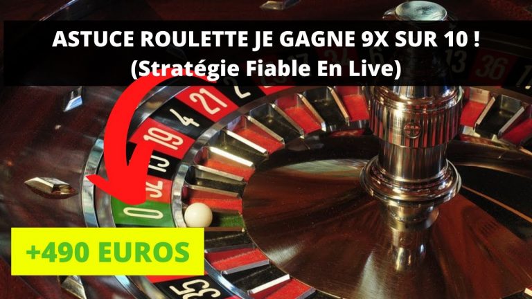 ASTUCE ROULETTE CASINO JE GAGNE 9X SUR 10 ! (Stratégie Fiable En Live)