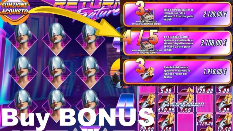 Achat du Bonus Free Spins ( Slot : Return to the Feature )