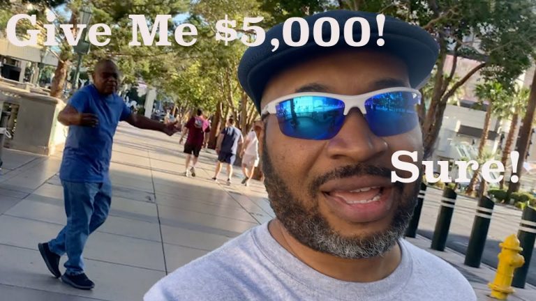 Asked for $5,000- Las Vegas Strip – Day Time