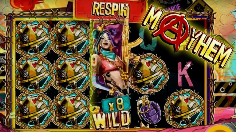 BIG WIN On MAYHEM New Red Tiger Slot ($0.20 bet)