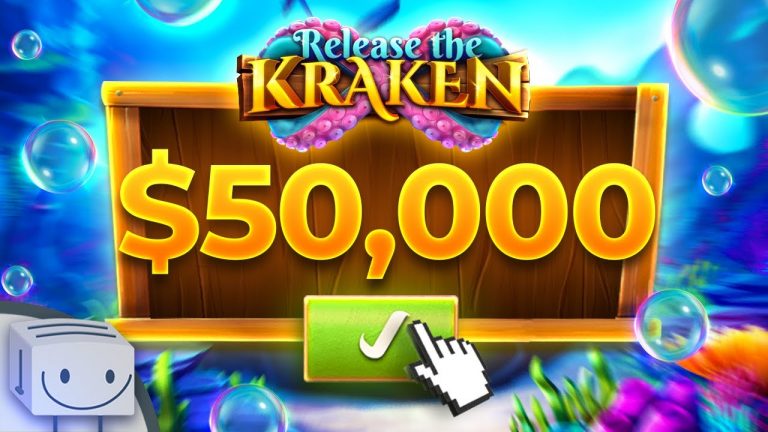 BUYING A $50,000 RELEASE THE KRAKEN SLOT BONUS!!