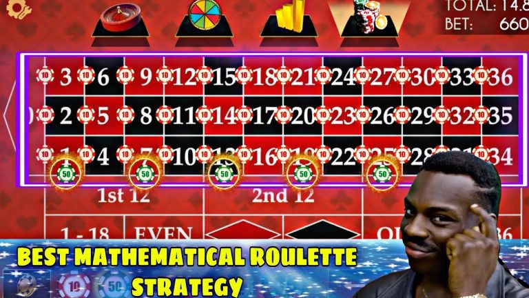 Best mathematical roulette strategy