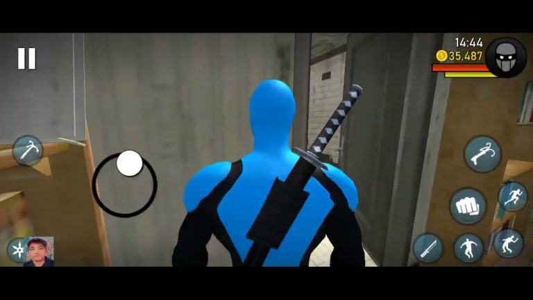 Blue Ninja Superhero Gameplay (IOS/Android)