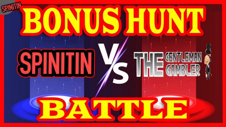 Bonus Hunt Battle! Spinitin Slots Vs The Gentleman Gambler!