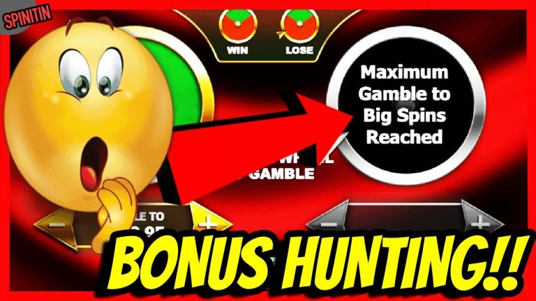 Bonus Hunting On Slots! Maximum Gamble But Will It Pay A BIG WIN!