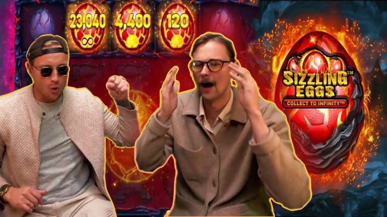 CASINODADDY’S EXCITING BIG WIN ON THE ALL NEW ‘SIZZLING EGGS’ SLOT