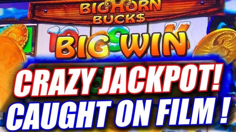 CRAZY JACKPOT CAUGHT ON FILM ON A BUFFALO SLOT MACHINE HIGH LIMIT SLOT PLAY