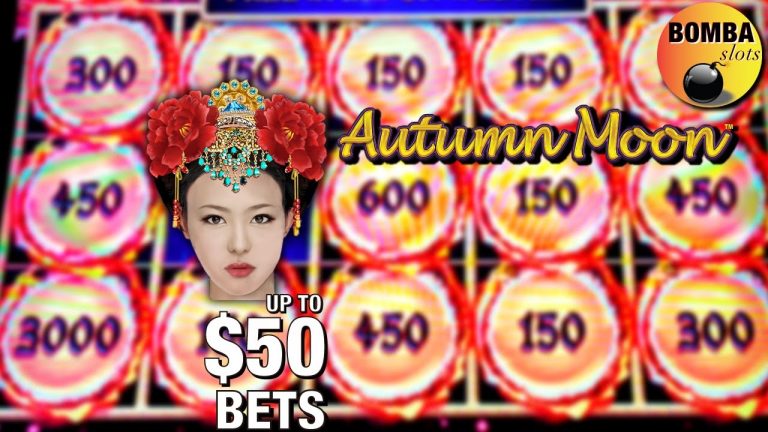 Chasing a MAXED OUT MAJOR on Autumn Moon ~ Dragon Link up to $50 Bets Casino Slot Play in Las Vegas