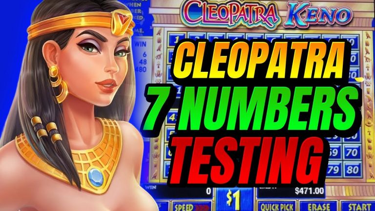 Cleopatra Keno 7 Number Pattern