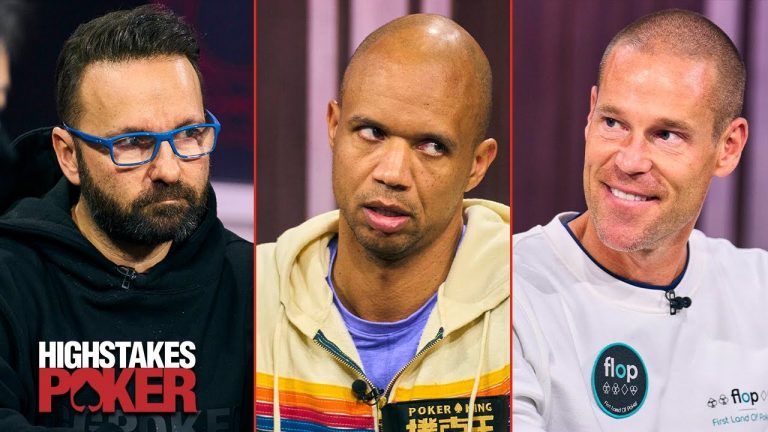 Daniel Negreanu, Patrik Antonius & Phil Ivey Hit Big Hands on High Stakes Poker!