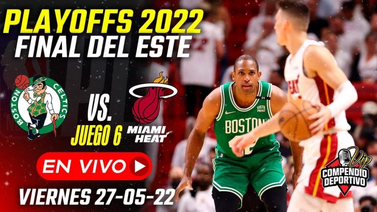 EN VIVO NBA #PLAYOFFS 2022 MIAMI HEAT VS BOSTON CELTICS JUEGO 6 VIERNES 27 DE MAYO