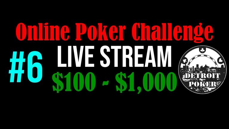 EP6 Online #Poker Challenge $100-$1k – Detroit Poker