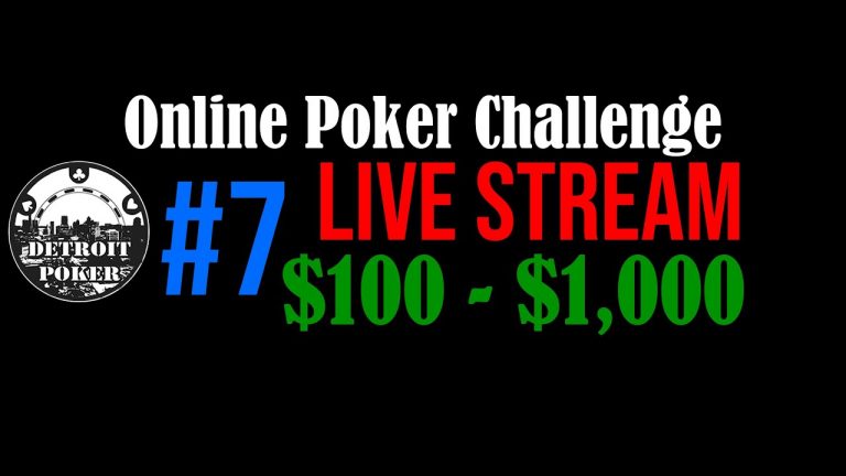 EP7 Online #Poker Challenge $100-$1k – Detroit Poker