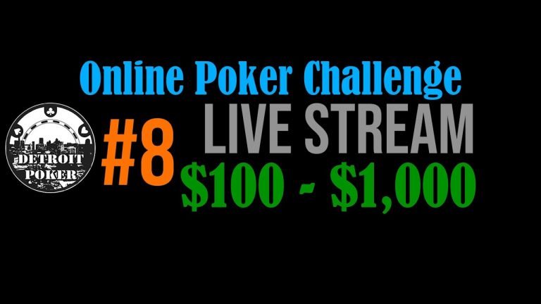 EP8 Online #Poker Challenge $100-$1k – Detroit Poker