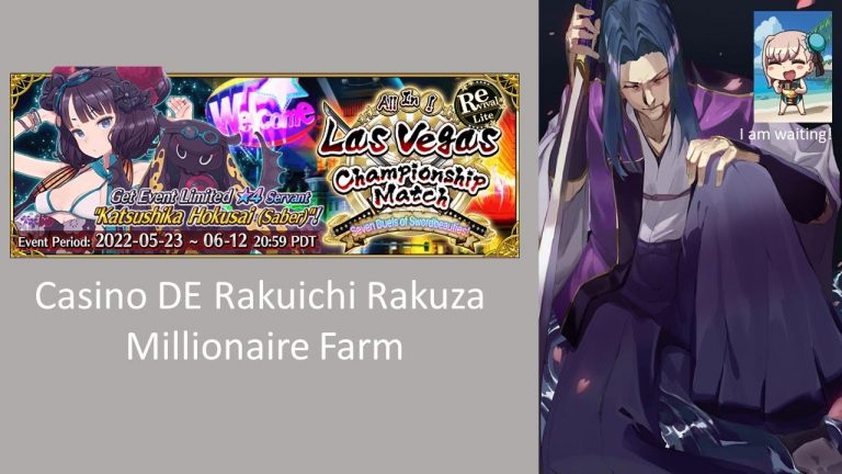 [FGO NA] Las Vegas Rerun Event – Play Underground Chinchiro Millionaire (LV 90+) Farm ft. Regend