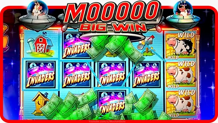 FREE GAMES!!! BONUS on Invaders Attack From the Planet Moolah – SG CASINO SLOTS