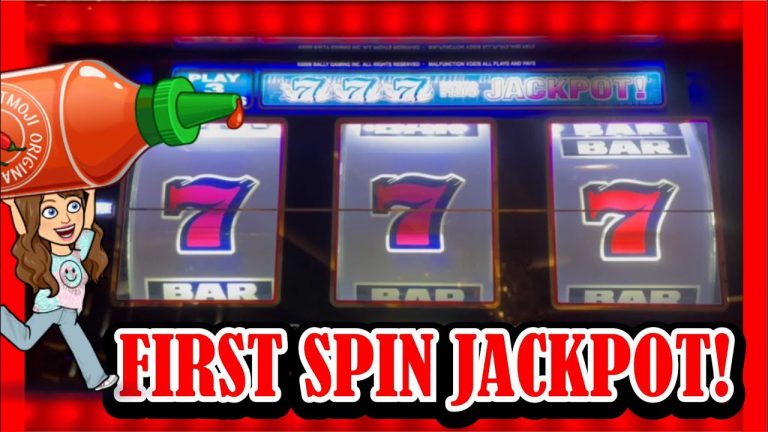 FUN FIRST SPIN JACKPOT! Blazing 7s, Double Diamond Silver Anniversary & Triple Diamond!