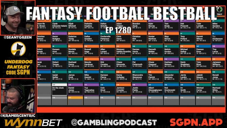 Fantasy Football Best Ball Draft 7.0 – Sports Gambling Podcast – Best Ball – Fantasy Football Draft