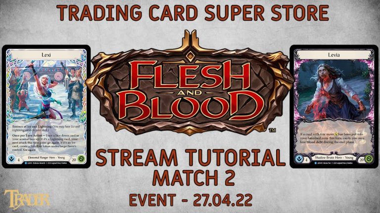 Flesh and Blood Tutorial Stream Match #2 | Lexi VS Levia Deck Duell deutsch | Trader | how to play