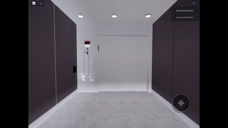 Fujitec Traction Service Elevators at Fujitec HQ ROBLOX