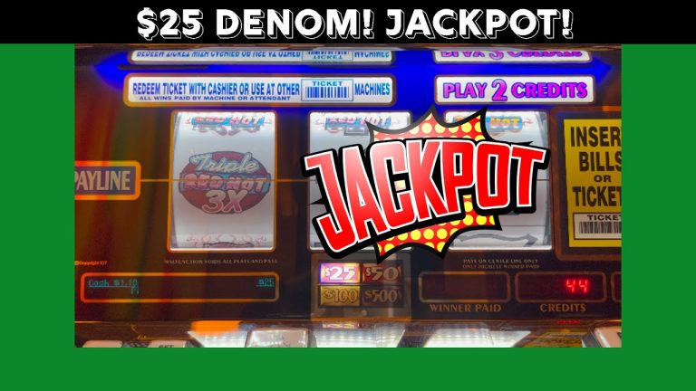 High Limit Slot JACKPOT! Triple Red Hot Slot machine