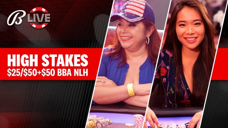 High Stakes $25/$50+$50 BBA NLH CASH GAME Live at the Bike!